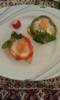 املت زیبا به شکل جزیره (بدون قالب)