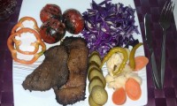 استیک خوشمزه طعم دار شده