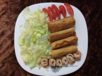 رول نان تست باژامبون و پنیر