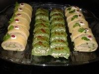 رولت سبزی و ماهی
