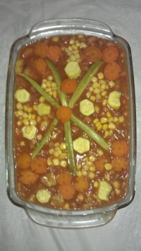 خوراک لوبیا و کدوسبز