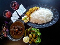 خورشت فسنجان با مرغ