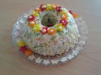 بفرمایید سالاد ماکارونی....