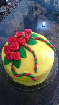 کیک تولد خودم