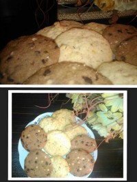 شیرینی شکلاتی قهوه ای