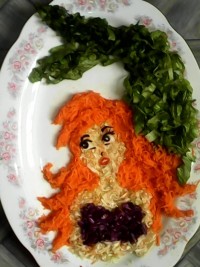 سالاد باتم پری دریایی