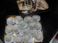 توپ نارگیلی بدون پخت