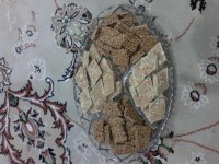 پشت زیک شیرینی محلی مازندرانی