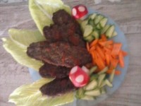 کباب گوشت گوساله با سس بالزامیک