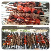 کباب کنجه لاری .ناهار 13 به در