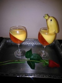 فرنی با ژله