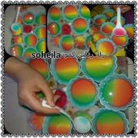 ژله ی رنگین کمونی من