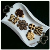 شیرینی دو رنگ