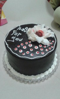 کیک شکلاتی تولدم