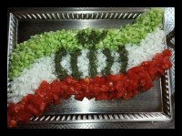 سالاد شیرازی پرچم ایران