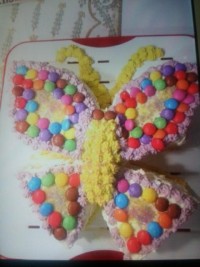 کیک پروانه ای