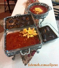 خورشت قیمه وفسنجان سیاه