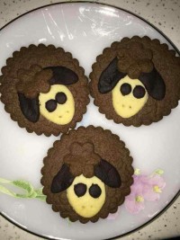 بیسکوییت دو رنگ مدل خرس پاندا