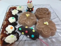 کرم موز ونسکافه بهمراه موز شکلاتی