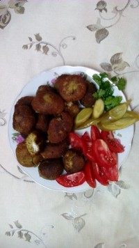 کتلت شکم پر