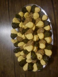 بیسکوییت پسته ای