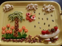 تزیین بشقاب میوه