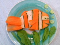 تزیین بشقاب کودک