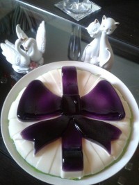 ژله هفت رنگ پاپیونی