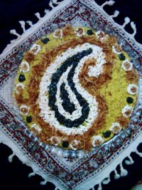 تزیین کشک بادمجان