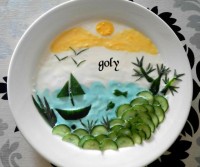 تزیین ماست ۲ (نقاشی روماست)