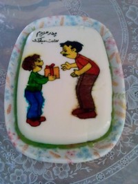 اینم از ژله روزپدر واسه بابایی گلم