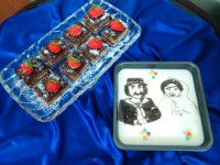 کیک یخچالی با ژله تصویری