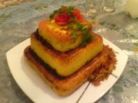 ته چین مرغ و اسفناج