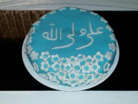 کیک با خمیر فوندانت