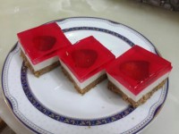 چیزکیک توت فرنگی روز عشق