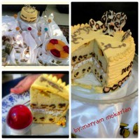 یک نمونه تزیین کیک چیتا