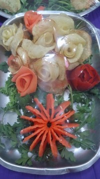 تزیین سبزیجات