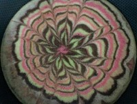 کیک زبرا بعد از پخت