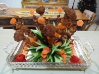 اینم میگو و قارچ سوخاری