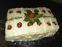 کیک مرغ پنیری