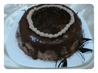 کیک شکلاتی تلخ