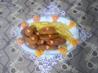 سیب زمینی پنیری سرخ شده