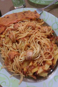 ماکارونی با سوسیس