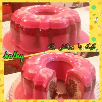 کیک با روکش ژله