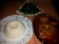 خورش مرغ ترش با ریواس