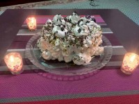 کیک سفید برفی