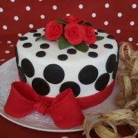 کیک تولد خالخالی