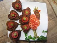 کتلت با گوشت کوبیده