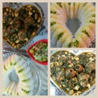 برنج وقورمه