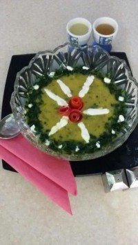 سوپ کرفس و سیب زمینی